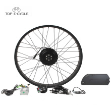26'' x 4.0 Fat tire bike beach snow electric bike convension kits 48v 750w